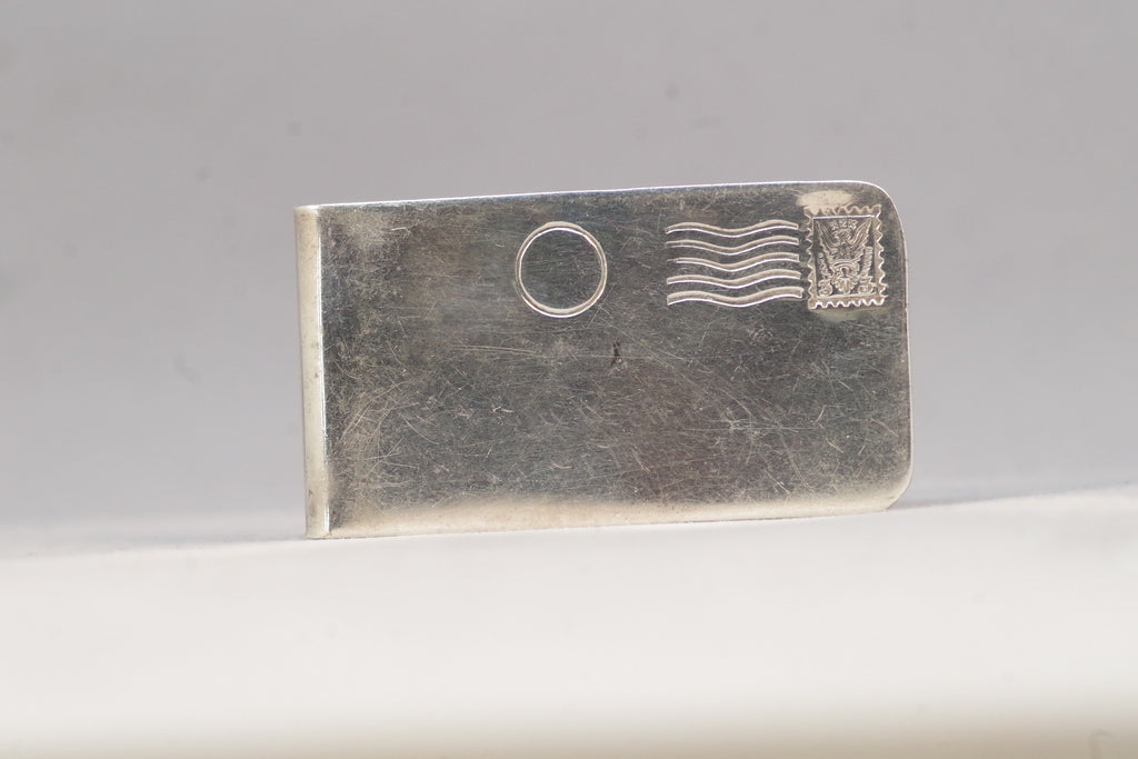 Airmail Sterling Silver Money Clip