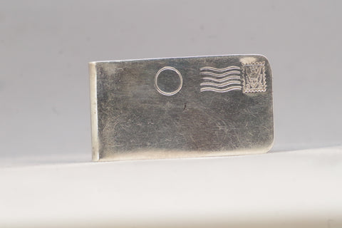 Airmail Sterling Silver Money Clip