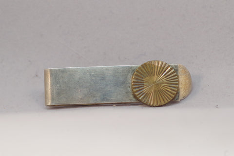 Taxco Two-Toned Sterling Silver Money Clip