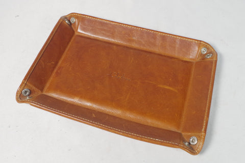 Elegant Cole Haan Snap Button Leather Caddy