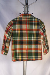 Spiffy Fieldston Child's Plaid Sport Coat - Sz 7