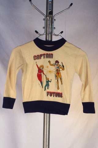 Retro Captain Future Italian Children's Sweater - Sz 3