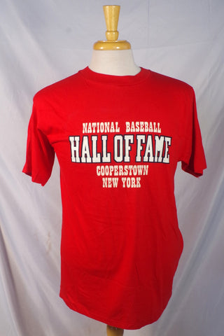 Vintage National Baseball Hall of Fame Cooperstown New York T Shirt - Sz L (42-44)