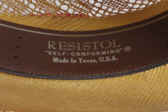 Fine-Woven Resistol Self-Conforming Western Hat - Sz 7