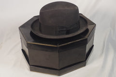 Vintage Cavanagh Dark Gray Homburg - Sz 7 5/8