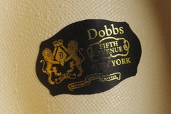 Lovely Dobbs New York Genuine Shantung Panama Hat - Sz 7 5/8