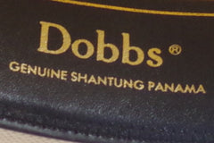 Lovely Dobbs New York Genuine Shantung Panama Hat - Sz 7 5/8