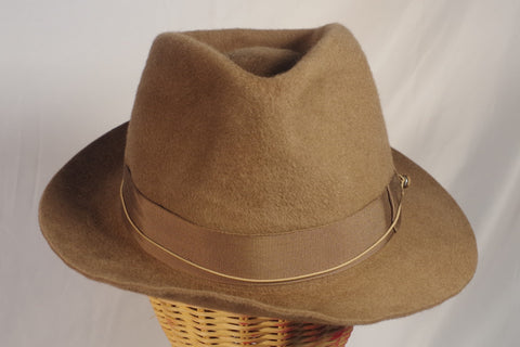 Vintage Soft Felt Borsalino Fedora - 7 5/8