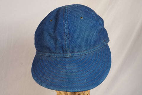 Incredible The Hillside Woven Indigo Dyed Fitted Baseball Cap - Sz L