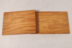 1939 San Francisco World's Fair Wooden Memo Board
