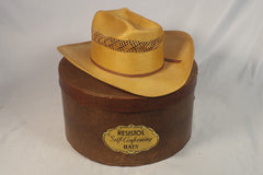 Fine-Woven Resistol Self-Conforming Western Hat - Sz 7