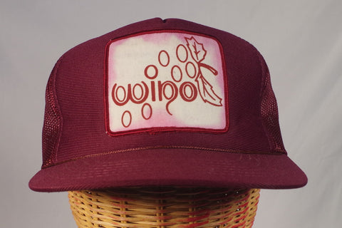 Gorgeous Burgundy "Wino" Baseball Cap