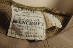 Vintage Bancroft Tan Military Berets - Sz 7