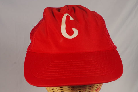 Stunning Red "C" Baseball Cap