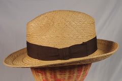 Classic Gardeliano Straw Panama Hat - Sz 7