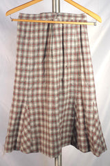 Classic Vintage Davidow Women's Plaid Skirt Suit - Sz S