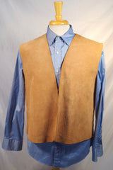 Stunning Handmade Leather Vest - Size 40