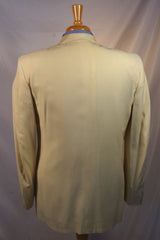 Vintage After Six Off-White Dinner Jacket - Sz 41