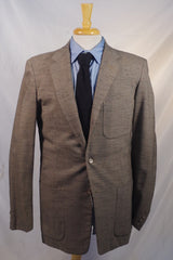 Gorgeous 1957 Ventless Gray Suit - Sz 39