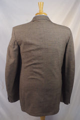 Gorgeous 1957 Ventless Gray Suit - Sz 39