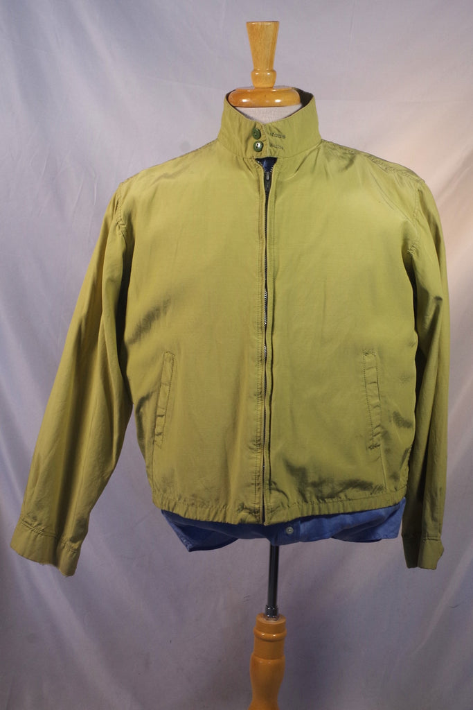 Vintage Yellow-Green Pacific Trail Outdoor Jacket Sz 42