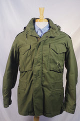 Vintage Alpha Industries Green Military Field Coat - Sz M