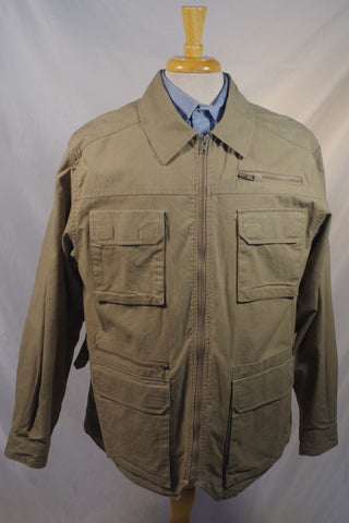 Stunning LL Bean Tan Safari Jacket - Size L