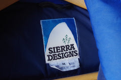 Bold Vintage Sierra Designs Blue Goosedown Nylon Vest - Sz M