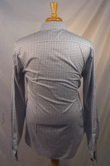 Stunning Eton Contemporary Geometric Dotted Dress Shirt - Sz 18 (46)