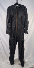 Amazing Vintage U.S. Navy Type S-36 Black Nylon Flight Suit - Sz 40