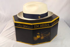 Lovely Dobbs New York Genuine Shantung Panama Hat - Sz 7 5/8