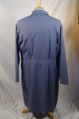 Vintage Blue Long Utility Coat - Sz 50