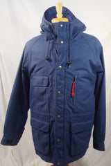 Snazzy Eddie Bauer Navy Blue Outdoor Jacket - Size ~XL