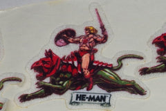 Vintage Fuzzy He-Man Stickers