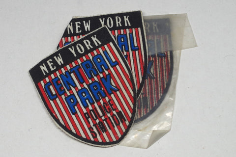 Vintage Central Park Police Station Iron-On Patches