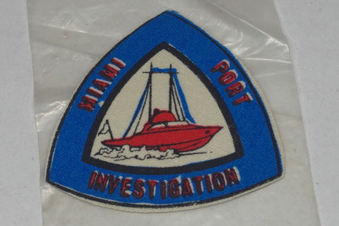 Vintage Miami Port Investigation Iron-On Patches