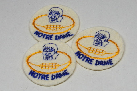 Vintage Notre Dame Football Patches