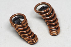 Mid-Century "Renoir" Spiral Copper Earrings