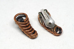 Mid-Century "Renoir" Spiral Copper Earrings