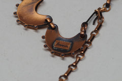 Modernist Semi-circle "Renoir" Copper Necklace