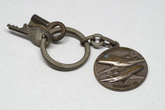 Heavy-Duty Vintage Falcon Jets Keychain