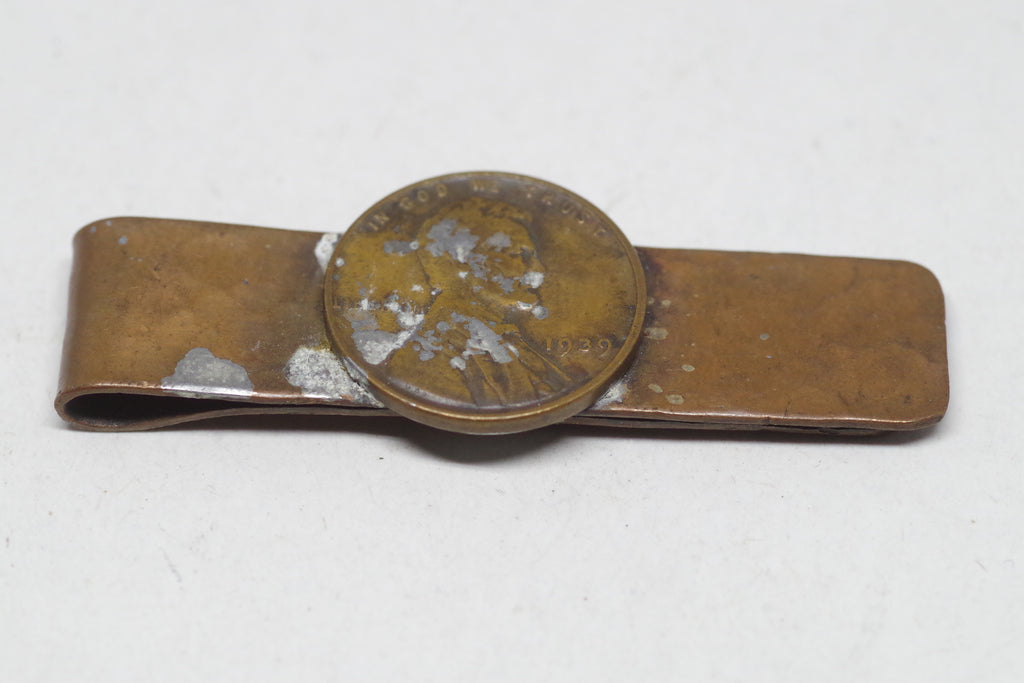 1939 Copper U.S. Penny Tie Bar