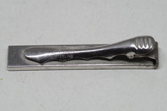 Beautiful Bordered Anson Sterling Silver Tie Clip