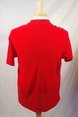 Classic Lacoste Red Collared Cotton Shirt - Sz XL