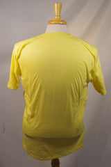 Snazzy Yellow New York Skyline T Shirt - Sz XL