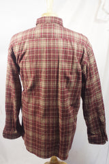 Cozy Pendleton Virgin Wool Plaid Button-Down Shirt - Sz L