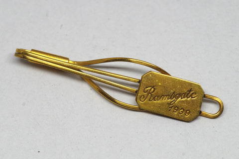 1939 "Ramsgate" Gilted Tie Bar