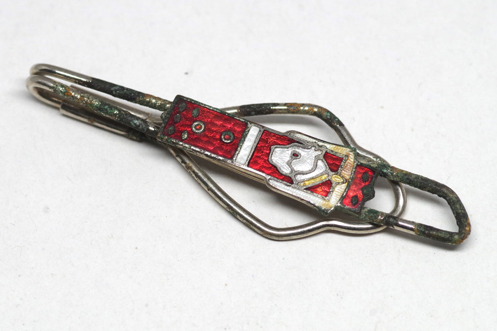 Sweet Enamel Pit Bull Collar Tie Clip