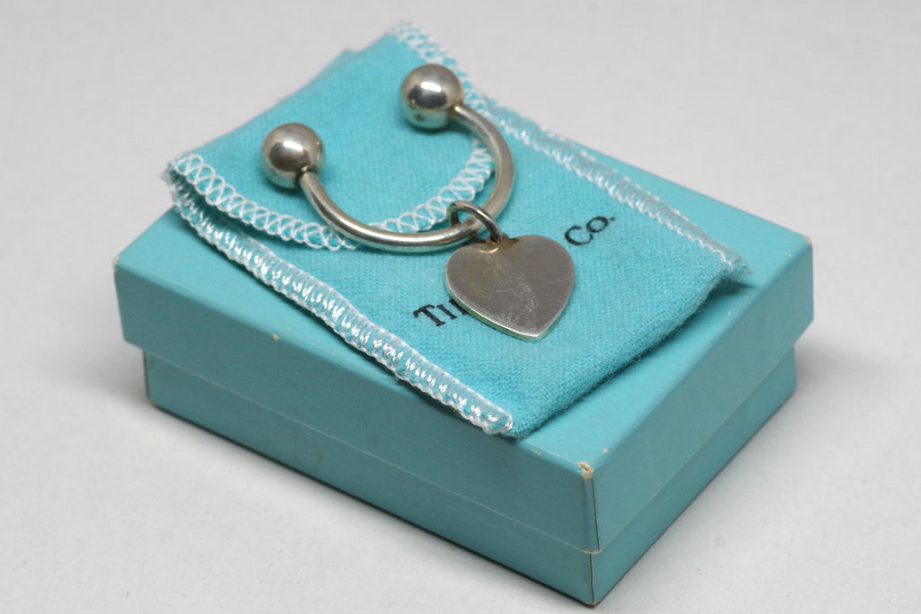 Beautiful Tiffany & Co Sterling Silver Heart Keyring