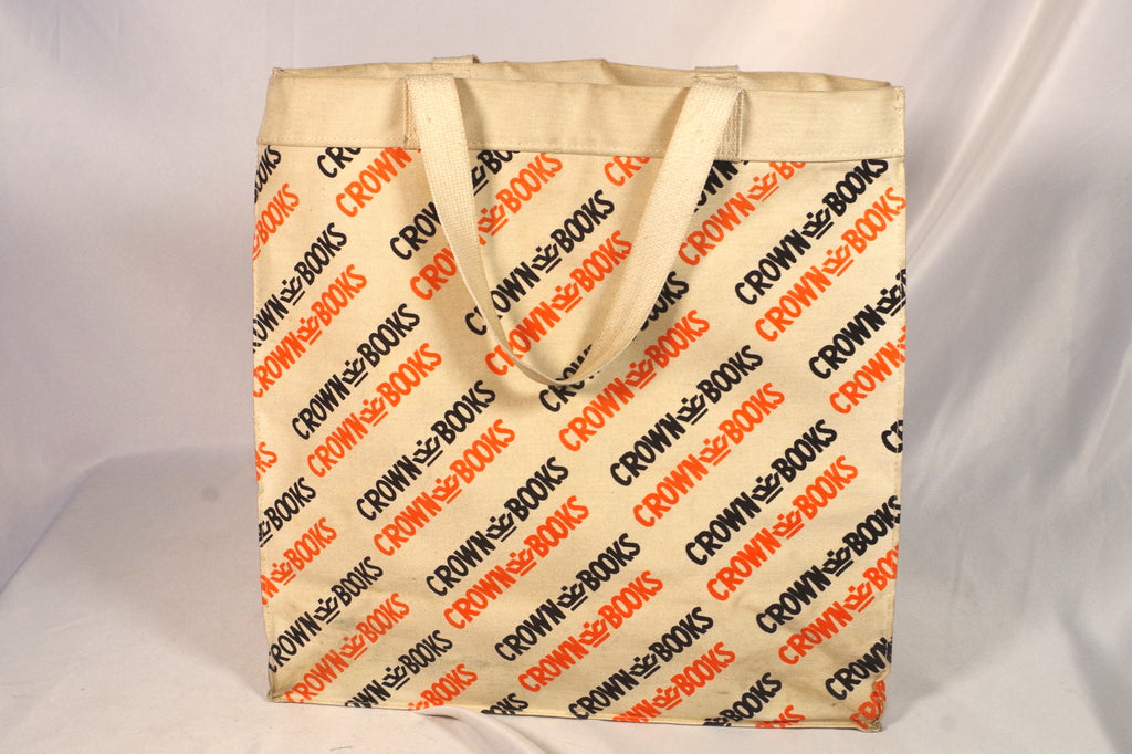 Vintage Crown Books Cloth Tote Bag